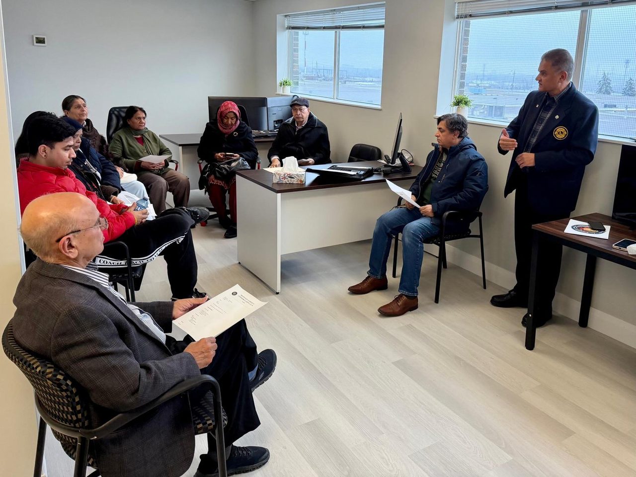 Members at first meeting